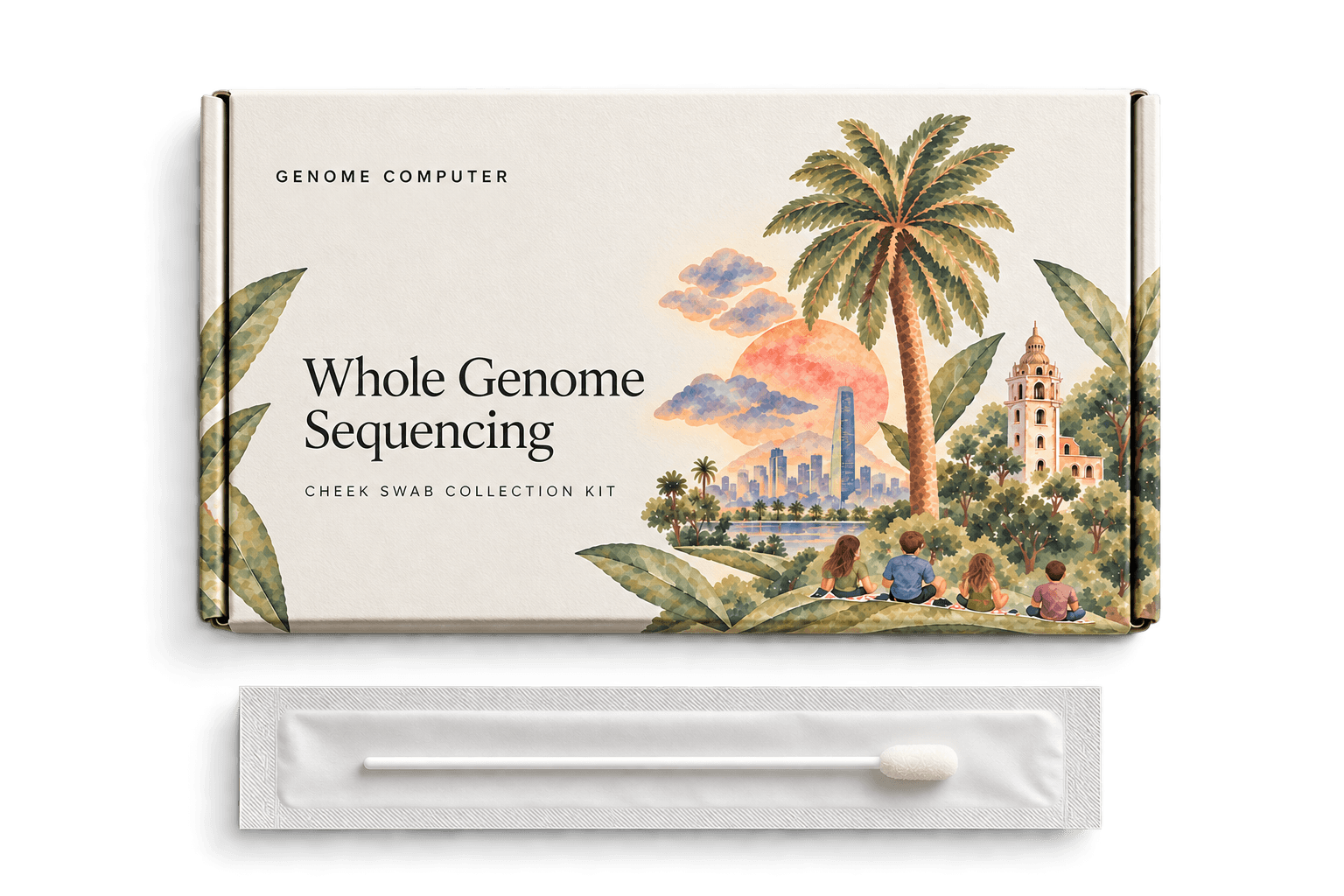 Genome Computer whole genome sequencing cheek swab kit